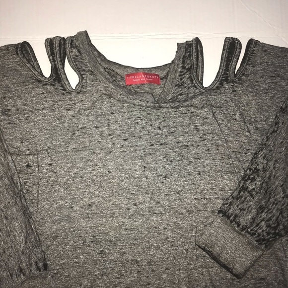 NWOT n:Philanthropy Cold Shoulder Sweater - Picture 4 of 6